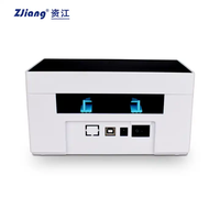 Printer Label pengiriman termal 80mm 3 inci Printer kode batang hitam dan putih Printer termal USB dan BT