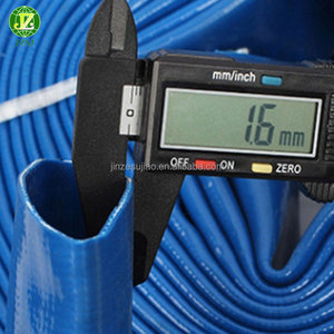 Tuyau de décharge d'eau plat en PVC à long temps de service pour couteau d'arrosage de jardin tuyau de pompe à eau de bâche enduit de PVC - Product Image 3