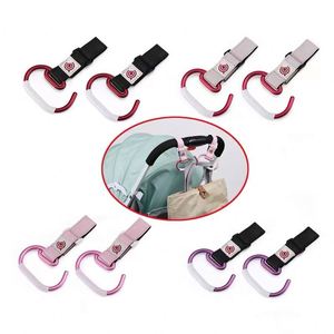 Factory Sale Carabiner Shopping Bag <b>Clips</b> PU Leather Rotatable <b>Hook</b> Straps Stroller <b>Hook</b> for Boys and Girls - Product Image 1