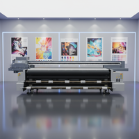 Printer UV Hybrid Multifungsi NTEK Roll to Roll Flatbed untuk PVC Banner, Kayu, dan Lainnya, 32m