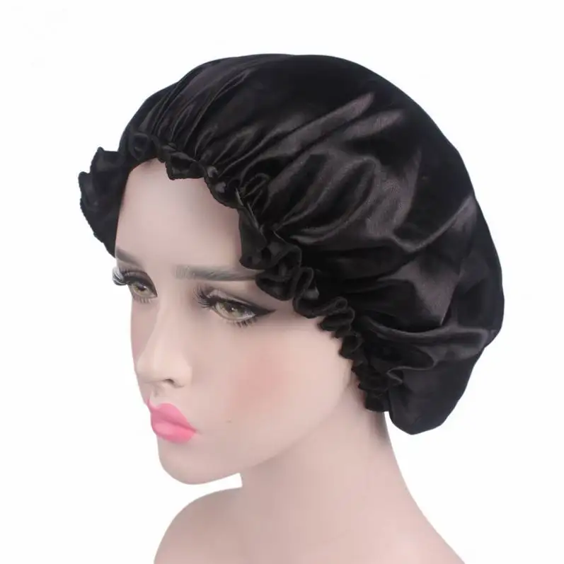 Attractive Price New Type Sleep Bonnet Fashion Bonnets And Satin Hair Wraps Bulks