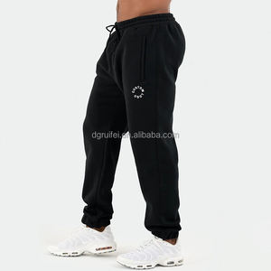 Fabricante de Calças Jogger Masculinas Personalizadas OEM, Calças Casuais de Moletom Oversized com Bolsos - Product Image 5