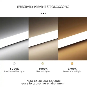 Lámpara fluorescente LED T8 <span class=keywords><strong>G13</strong></span> de ahorro de energía 9W 18W 20W con colores 3000K 4000K 6500K para hoteles Fuente de alimentación de CA - Product Image 5