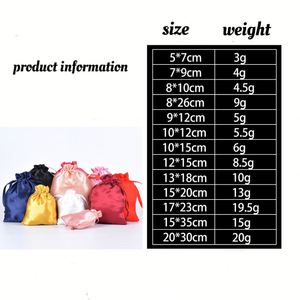 Bolsa de Satén de Lana Suave con Logotipo Personalizado, Embalaje de Regalo para Ropa Interior a Prueba de Polvo con Cordón de Seda, Embalaje Textil - Product Image 6