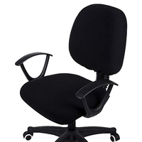 Housse de siège de chaise de bureau extensible résistant à l'eau Spandex extensible Jacquard housse de chaise d'ordinateur pour siège de chaise de bureau