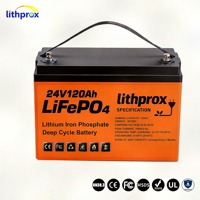 Batterie pour fauteuil roulant 24V120AH 2.88KWh Grade A Lithium Fer Phosphate avec protection contre les surcharges et sortie stable pour scooter de mobilité
