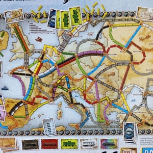 Jeu de société de <span class=keywords><strong>voyage</strong></span> ferroviaire : Billets de <span class=keywords><strong>train</strong></span> autour du monde – Jeu éducatif de géographie pour la famille, les parents, les enfants et les couples – Amusez-vous à jouer - Product Image 5