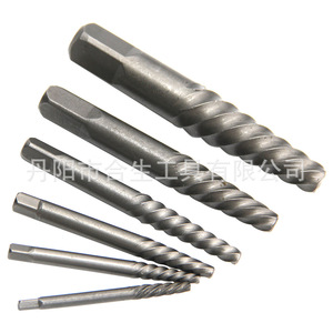 ชุดเครื่องมือถอดสกรูเกลียวแบบสไปรัล 6 ชิ้น ยี่ห้อ Mr. Drill รุ่น Sand Blasted สำหรับสกรูหรือสลักเกลียวที่เสียหาย - Product Image 5