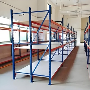 प्रबलित स्टील बीम और समायोज्य स्तरों के साथ तीन पोस्ट भारी शुल्क भंडारण - Product Image 5