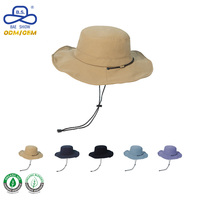 Chapeaux Bob Légers à Large Bord UPF 50+ avec Cordon de Serrage Réglable et Cordon Anti-Vent pour Activités de Plein Air (OEM/ODM)