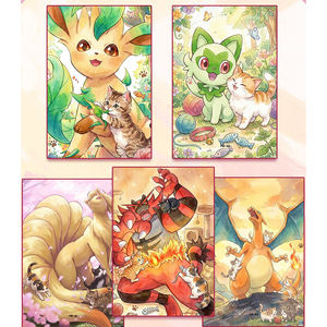 PY New ArtBoard el Voto del Gato Caja Sorpresa Tarjeta Pokémon Arte Personalizado de Fans Elf Baby Venta al por Mayor Regalo Elf Baby Personaje de Cómic - Product Image 5