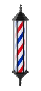 Lampe LED de salon de coiffure de haute qualité en gros, lampe de barbier moderne en plastique étanche pour extérieur, lumière murale suspendue rotative - Product Image 2