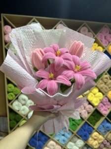 Limpiapipas <span class=keywords><strong>de</strong></span> <span class=keywords><strong>Girasol</strong></span> al por Mayor, Kits <span class=keywords><strong>de</strong></span> Flores para Manualidades, Suministros a Granel para Halloween y Graduación, Ecológicos, Tamaño Personalizado - Product Image 2