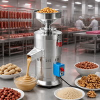 Broyeur de beurre de noix en acier inoxydable de qualité alimentaire, machine électrique commerciale pour pâte d'arachide et de sésame, robuste pour restaurant, boulangerie, cuisine