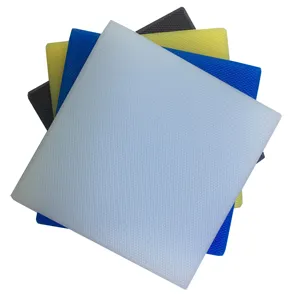 Vente en gros, feuille de polypropylène 4x8, panneau de coupe, panneau de découpe en plastique de polypropylène ondulé