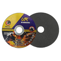 Disque de découpe en oxyde d'aluminium à grain grossier noir JUNEN 125*1.0*22mm pour l'ébavurage et le meulage de l'acier inoxydable, de l'aluminium et des métaux