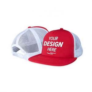 Gorra de Béisbol de Algodón de 5 Paneles Personalizada para Hombre, Parche de Cuero, Diseño de Puntos Bicolor con Patrón de Leopardo, Estilo Dobby, Tela Oxford Personalizable - Product Image 1