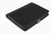 Porte-documents en cuir PU personnalisé, marque OEM SKU-F-0242, classeur à 3 anneaux, pochette pour documents, format lettre/A4, logo personnalisé