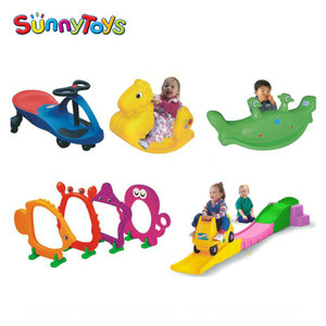 Équipements de terrain de jeux scolaires en plastique, expédition depuis la chine, centre de jeu pour les fabricants de voitures - Product Image 1