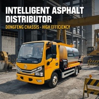 Camion pulvérisateur d'asphalte intelligent Dongfeng pour l'entretien des routes anciennes et la finition routière