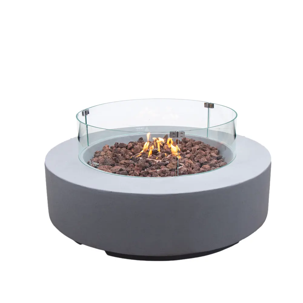 Outdoor firepit garden patio rectangle Circle Indoor warm Portable gas fire pit