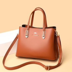 Vente directe d'usine, sacs à main rétro de luxe pour femmes, grande capacité, cuir PU, sac fourre-tout vintage, sac à bandoulière, sac de shopping pour femmes - Product Image 5