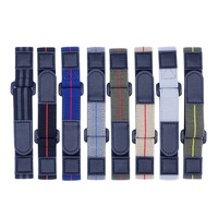 Vente en gros de tissu OEM 20mm 22mm 24mm fabricants de bracelets de montre en Nylon crochet et boucle Style bracelet de montre élastique extensible