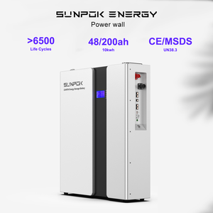 Sistema Powerwall de 48V, Panel Solar Doméstico, Paquete de Baterías de Iones de Litio de 100Ah-200Ah, 5Kw, Garantía de 10 Años, Powerwall LFP de 5Kwh-15Kwh - Product Image 1