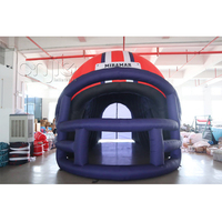 Tunnel gonflable américain pour casque de football, tunnel d'entrée sportif universitaire pour équipe de football avec souffleur