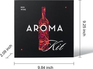 <span class=keywords><strong>Kit</strong></span> y Set de Aromas de Vino Tinto, 15 Aromas, Material de Bambú, Regalo Educativo para Principiantes y Sommeliers, Incluye Guía en Libro - Product Image 5