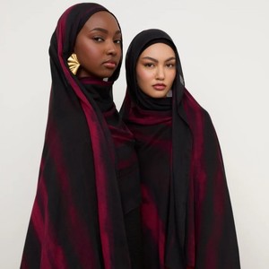 Impreso personalizado Modal transpirable peso ligero bambú Modal algodón viscosa tejido musulmán mujeres chal Hijab - Product Image 2
