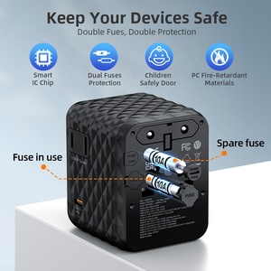 Worldplug All in One PD 35W Electrical Plug Socket Travel Charger <strong>Adaptor</strong> World International Universal Travel Plug Adapter - Product Image 6
