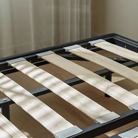 Großhandel Günstiges Trendiges Design Kingsize Modernes Verstellbares Leder-Stoffbett Massivholzrahmen Anpassbare Größe Doppelbetten
