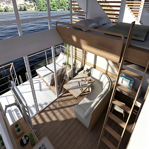 Fabricant de <span class=keywords><strong>bateau</strong></span> 11m 36 pieds maison luxe aventures maison <span class=keywords><strong>bateau</strong></span> en aluminium ponton verre maison Barge - Product Image 5