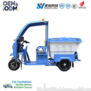 Tricycle électrique de 500 L pour l'assainissement - Camion de transfert de déchets à trois roues pour le nettoyage municipal avec boîte à outils - Product Image 3