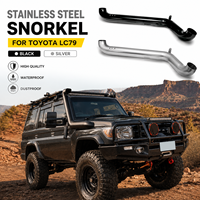 Snorkel tout-terrain 4x4 en acier inoxydable pour Toyota LC79, prise d'air en acier inoxydable, kit snorkel 4x4, accessoires de voiture