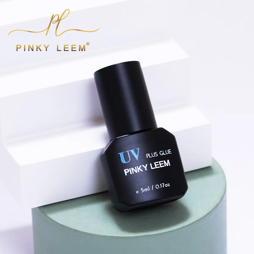 Pinky leem نظام رموش uv uv لاصق رموش من الصين 1 ثانية lshes صمغ uv