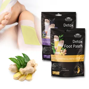 Wholesale Detox Foot Pads Bamboo Vinegar Detox Deep Cleaning Promote Blood Circulation Ginger Detox Foot Patch