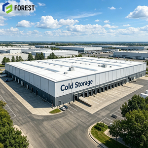 Refrigerated Warehouse Building Beverage Chiller Fast Installation Professional Grade Prefabricated Metal - Product Image 1