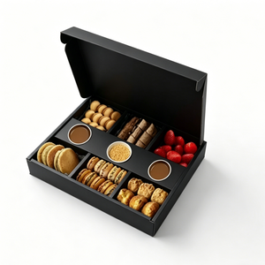 Boîte à hamburger en papier kraft de qualité alimentaire jetable avec impression personnalisée pour la restauration rapide à emporter et l'utilisation en restaurant - Product Image 4