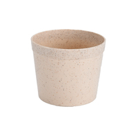 Gobelet à dessert créatif empilable, écologique, avec logo personnalisé, en paille de blé, plastique alimentaire, réutilisable, pour étudiants, camping, boisson