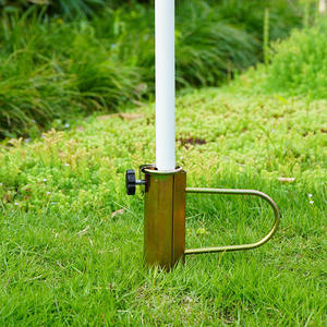 Clavijas de anclaje de patio de acero galvanizado para asegurar paraguas al aire libre sillas plegables cercas decorativas clavos de estaca de jardín - Product Image 5