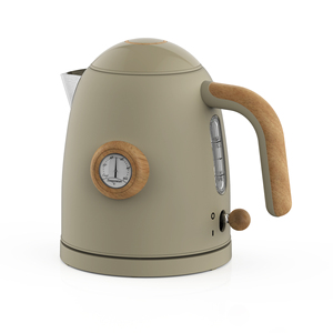 Retro Electric <b>Kettle</b> 1.0L Stainless Steel Tea <b>Kettle</b> with <b>Large</b> Temperature Gauge 1200W Fast Heating Hot Water Boiler - Product Image 4