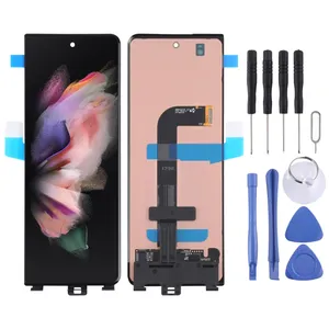 Tela LCD secundária original para Samsung Galaxy Z Fold2 5G SM-F916B Digitalizador Display LCD do telefone de montagem completa