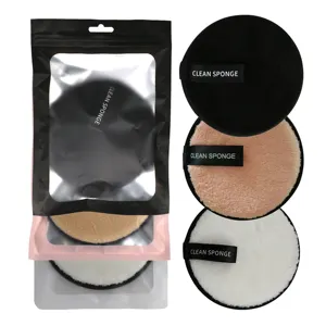 Wasch bares wieder verwendbares 12CM kosmetisches Gesichts-Make-up Wasser puder Magic Wipes Schwamm-Make-up-Entferner-Pad