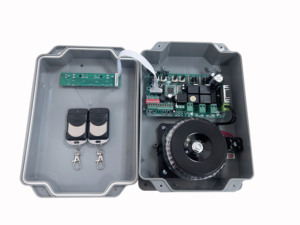 Hot Bán Dc24v Động Cơ Nhiệm Vụ Nặng Nề Đu Tự Động Cổng Opener 500Kg * 2 Con Lăn Bánh Xe Kit Cửa Nhà Khai Thác Cho Biệt Thự Hiện Đại - Product Image 2