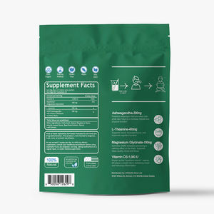 Emballage personnalisé Sac de poudre adaptogène Boisson d'usine Vente en gros HALAL HACCP Sachet de poudre de magnésium Mélange pour boisson Suppléments vitaminiques - Product Image 3
