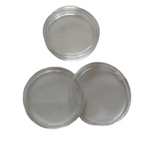 Boîte à capsules en acrylique pour pièces de monnaie dorées, support pour médailles de 34 mm, collection de pièces de monnaie