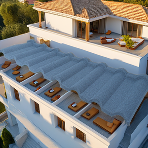 현대 야외 돌 코팅 강철 유로 타일 지붕 널이 천연 슬레이트 마바티 지붕 타일 나이로비 나이지리아 미국 5 년 보증 - Product Image 4