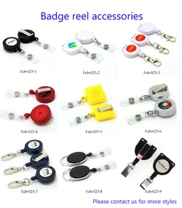 Sport Gadget Retract able Badge Reel Lanyard mit Logo Custom Retract able Badge Reel Günstige Lanyard Flexible Easy Pull Schnalle